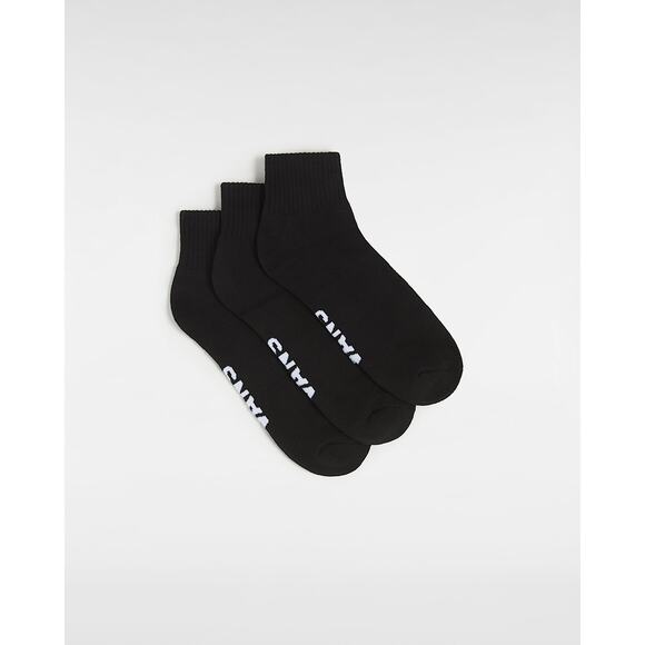 NWT Vans Classic Ankle Socks 3 Pack in Black sz 6.5 - 9 - Picture 1 of 6